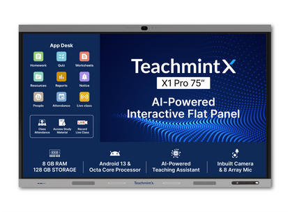 X1 Pro 75" Interactive Flat Panel (Octa-Core)