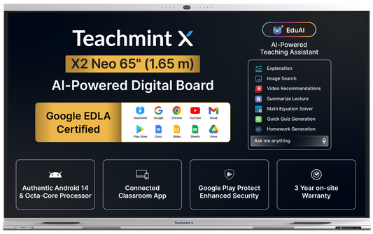 X2 Neo Digital Board for Teaching – 65 inch (1.65 m)
