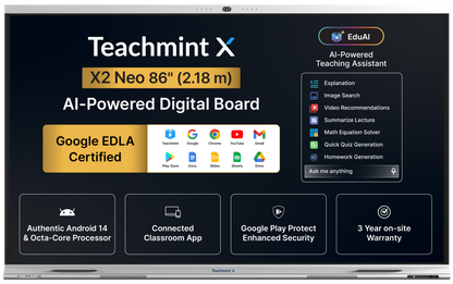 X2 Neo Digital Board for Teaching – 86 inch (2.18 m)