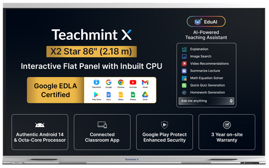 X2 Star Digital Board for Teaching | 86 inch (2.18 m)