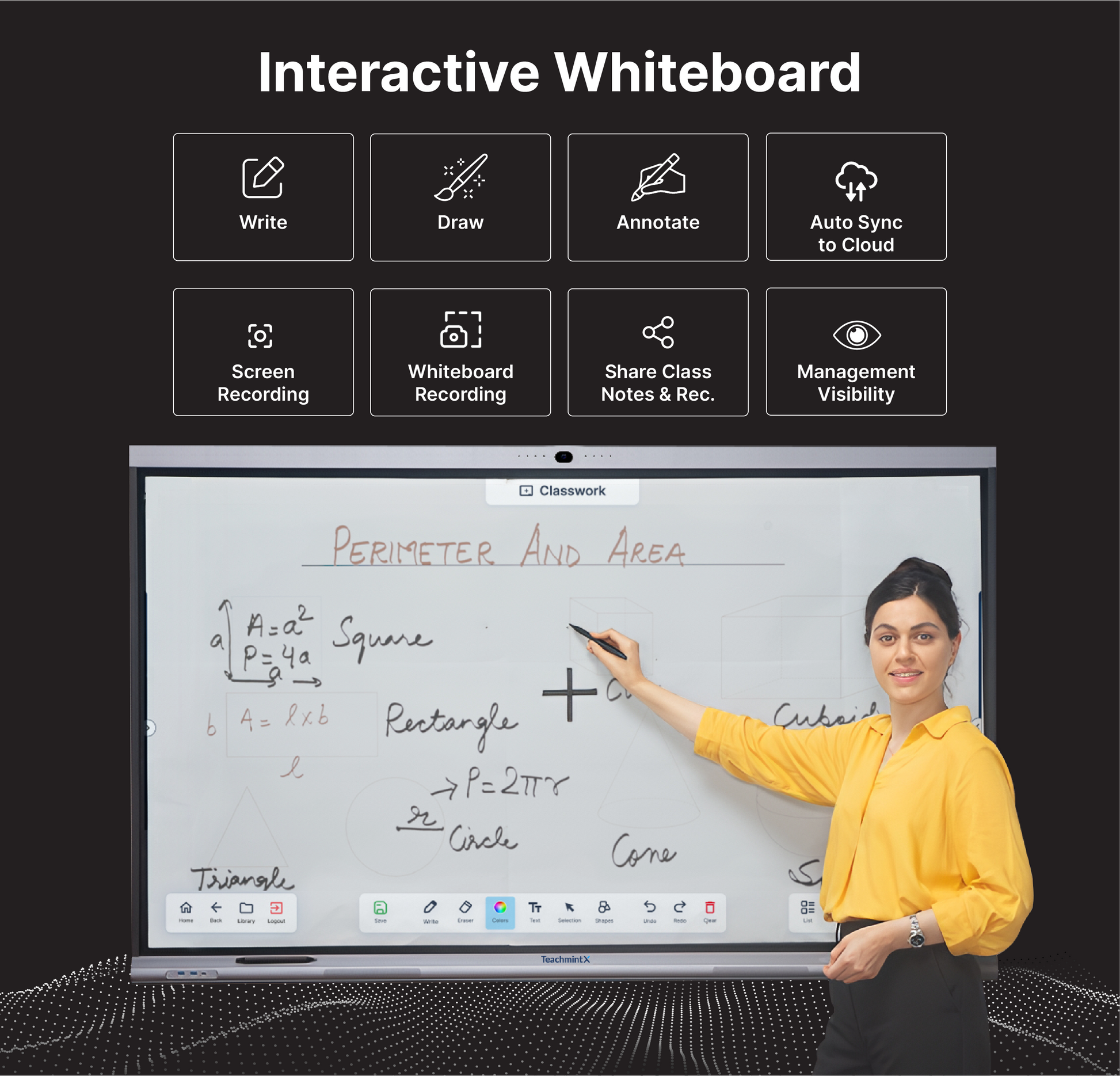 Interactive panel display-TeachmintX