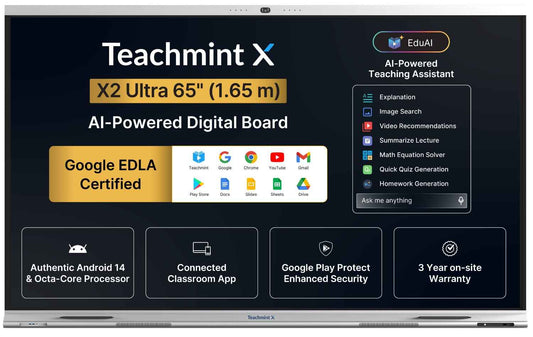 X2 Ultra Digital Board for Teaching – 65 inch (1.65 m)